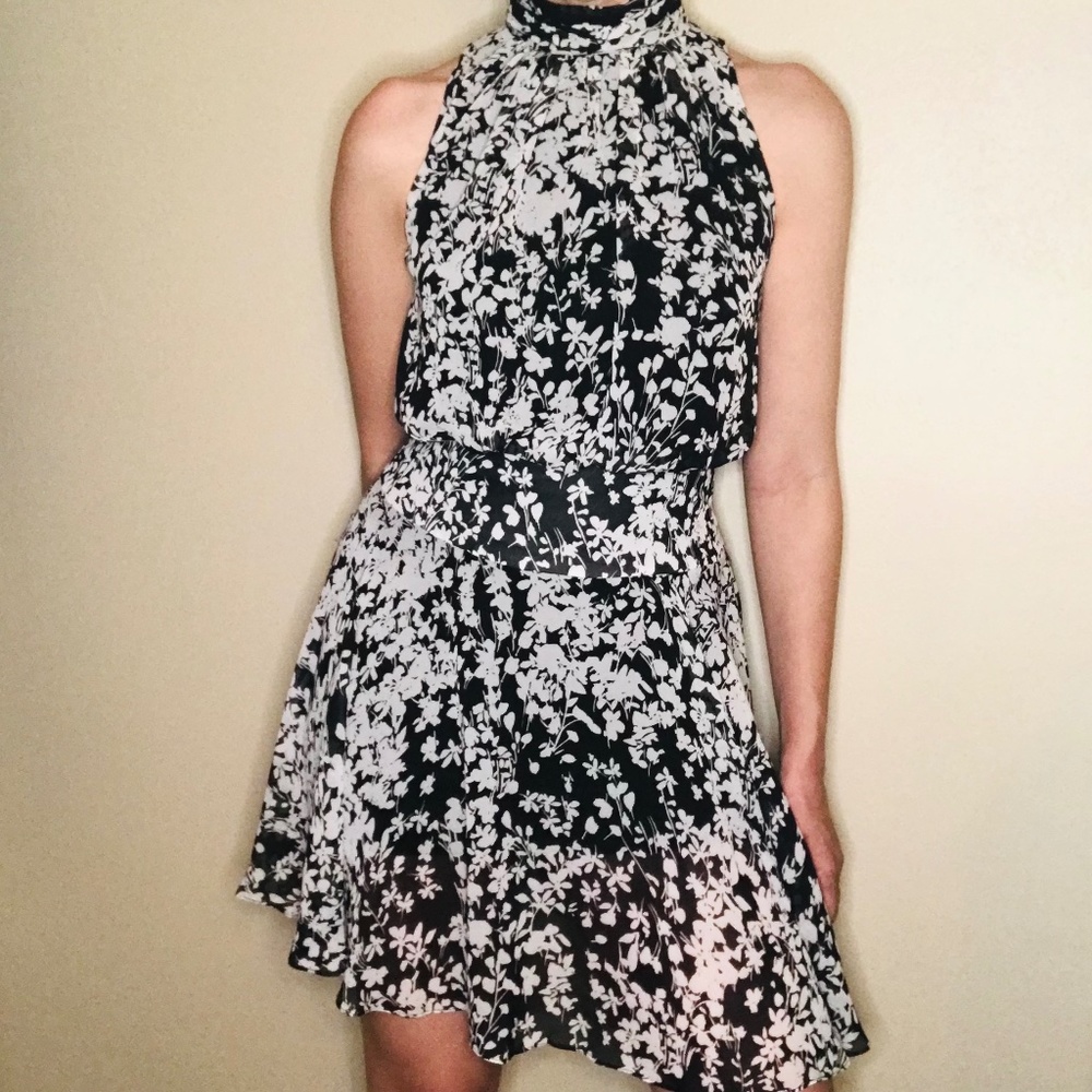 Just...Taylor Black and White Dress Size 6